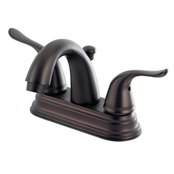 Furnorama 4 in. Yosemite Centerset Two Handle Lavatory Faucet; Oil Rubbed Bronze FU342044